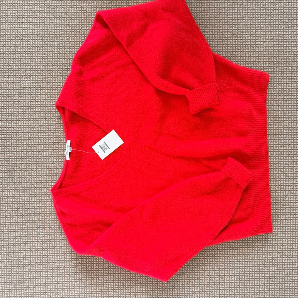 Madewell Vibrant Red Knit Sweater